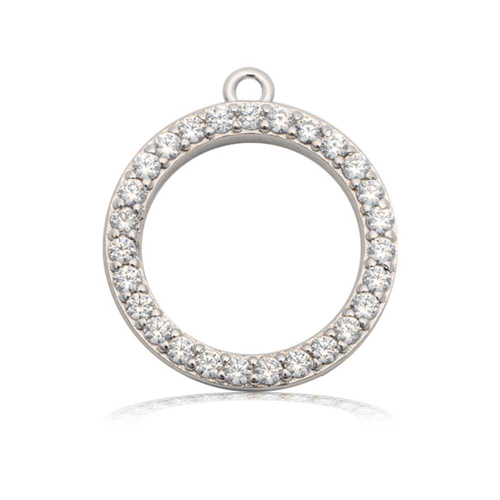 Aqua Agate Gemstone Bracelet with Good Karma Sterling Silver Charm