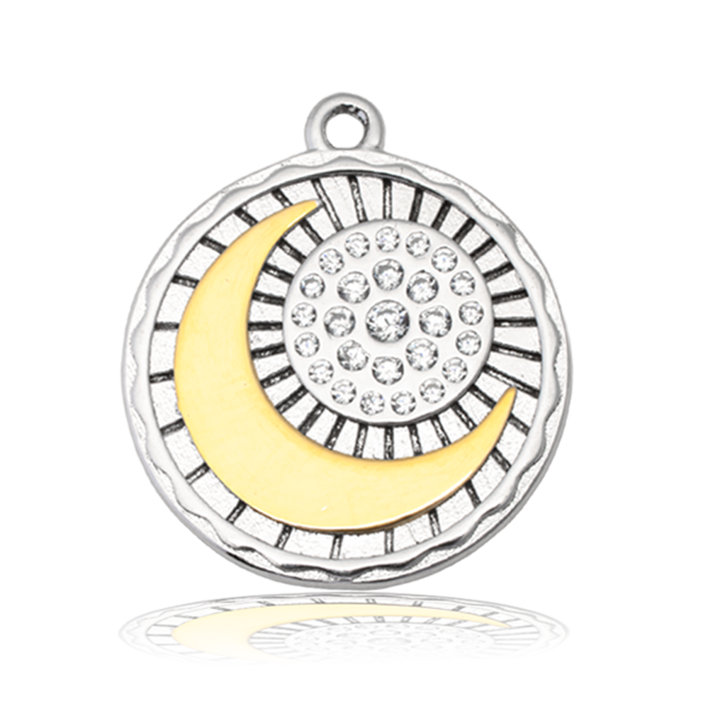 Aqua Agate Gemstone Bracelet with Radiant Soul Sterling Silver Charm