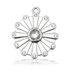 Aquamarine Jade Gemstone Bracelet with Happiness Sterling Silver Charm