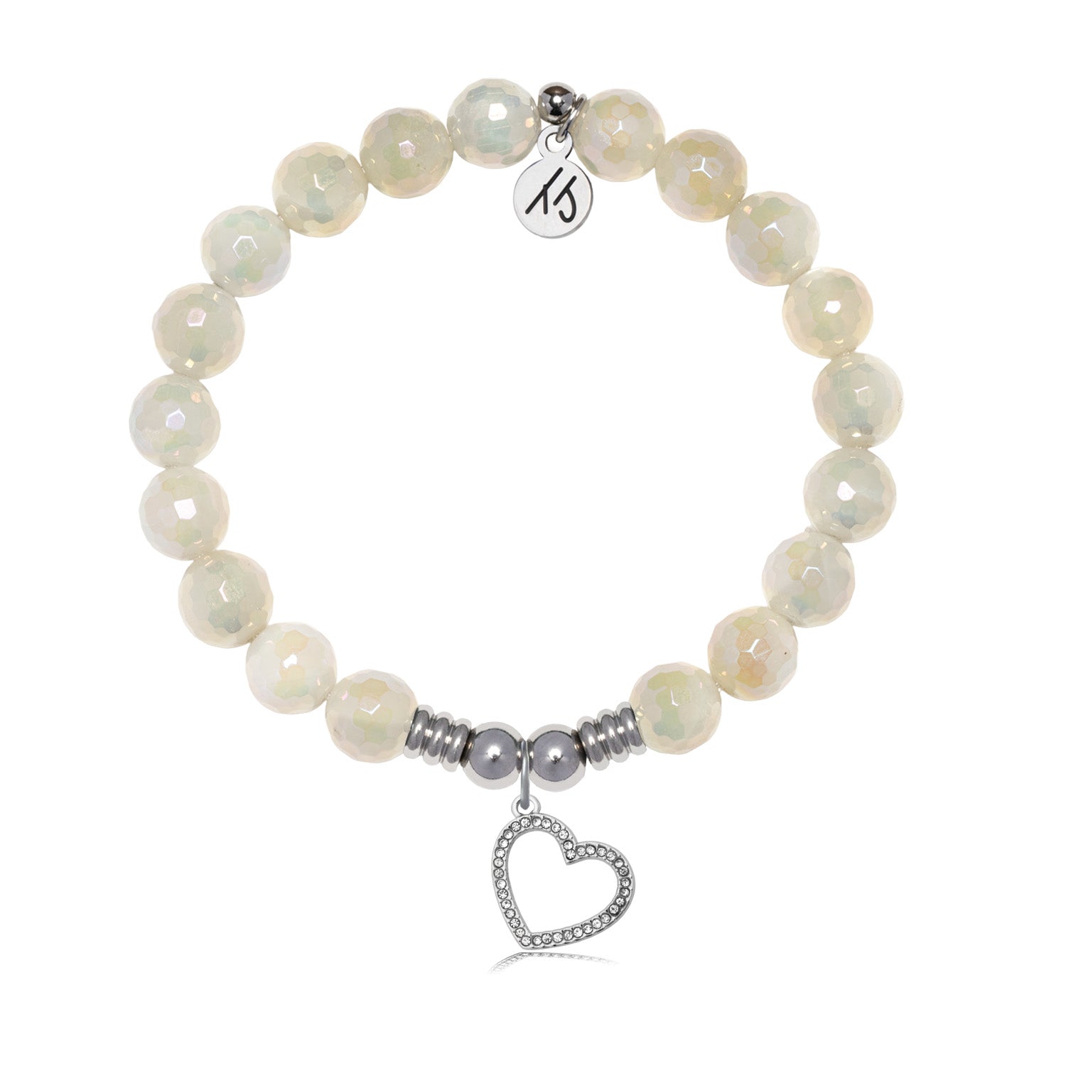 Beautiful Soul Charm with Moonstone Gemstone Bracelet