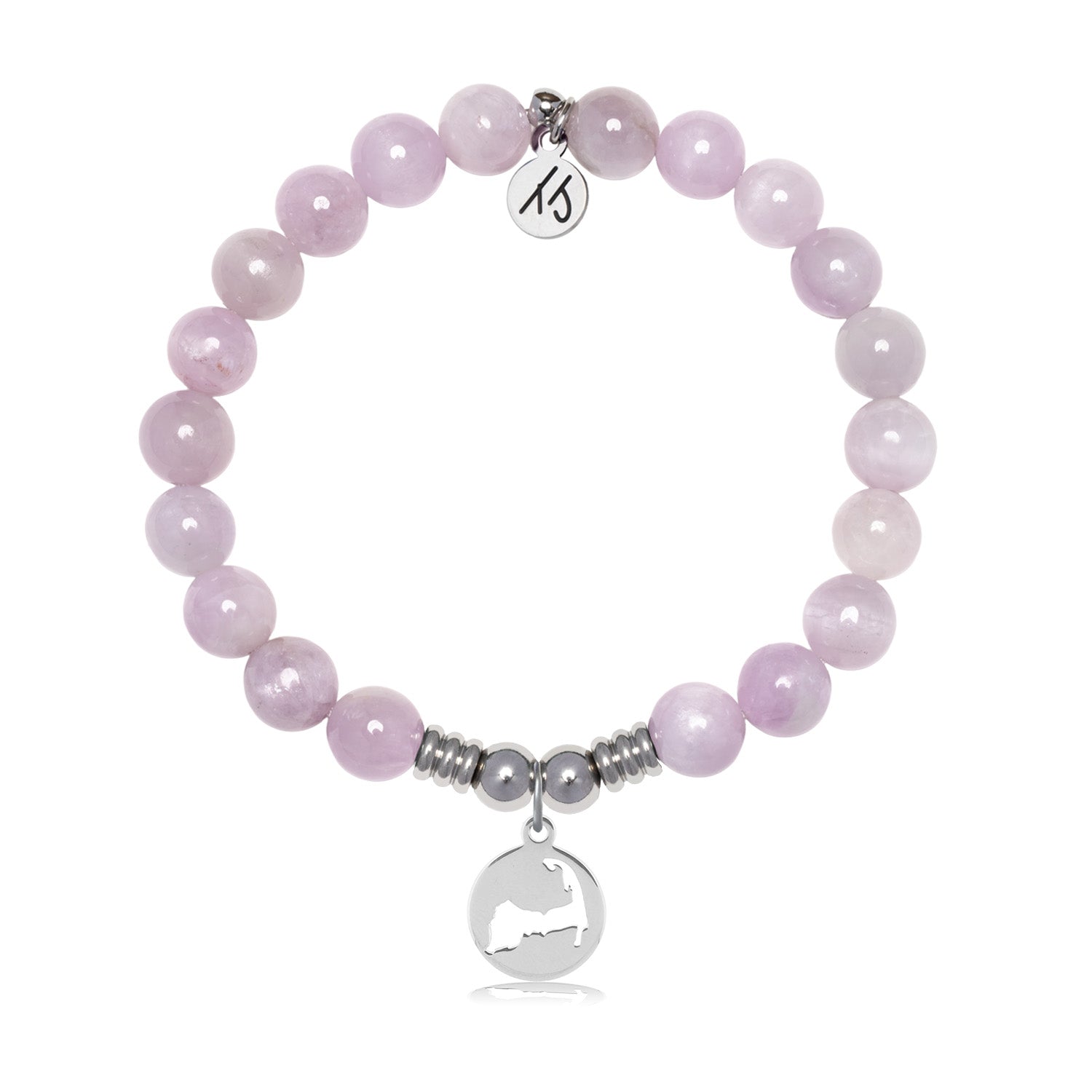 Cape Cod Charm with Kunzite Gemstone Bracelet