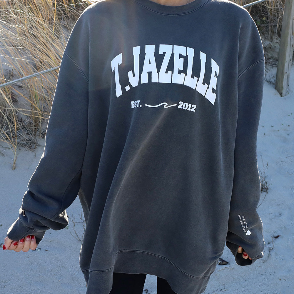 Charcoal T. JAZELLE Crewneck