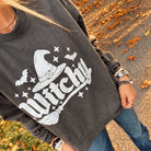 Charcoal Witchy Crewneck