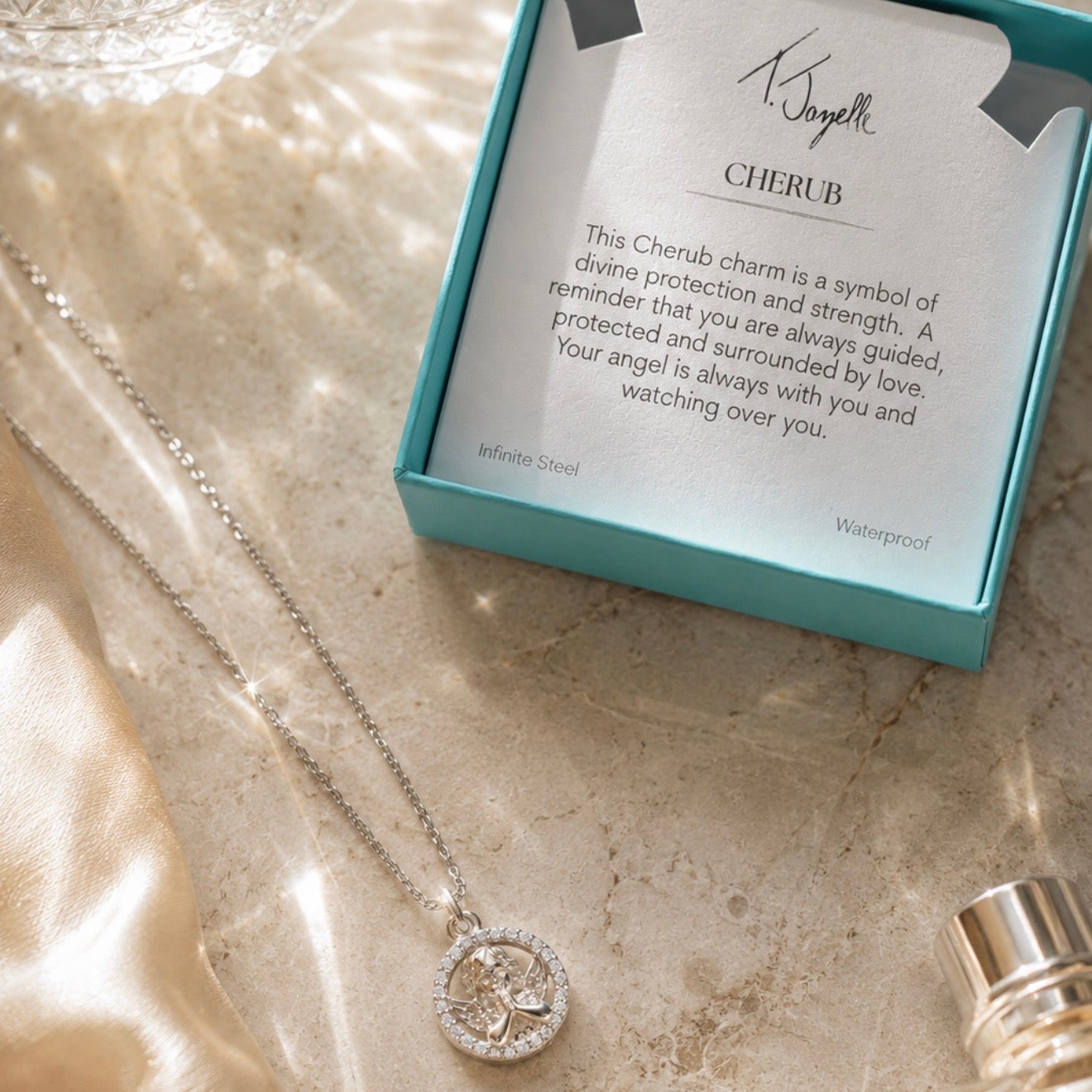 Cherub Charm Necklace