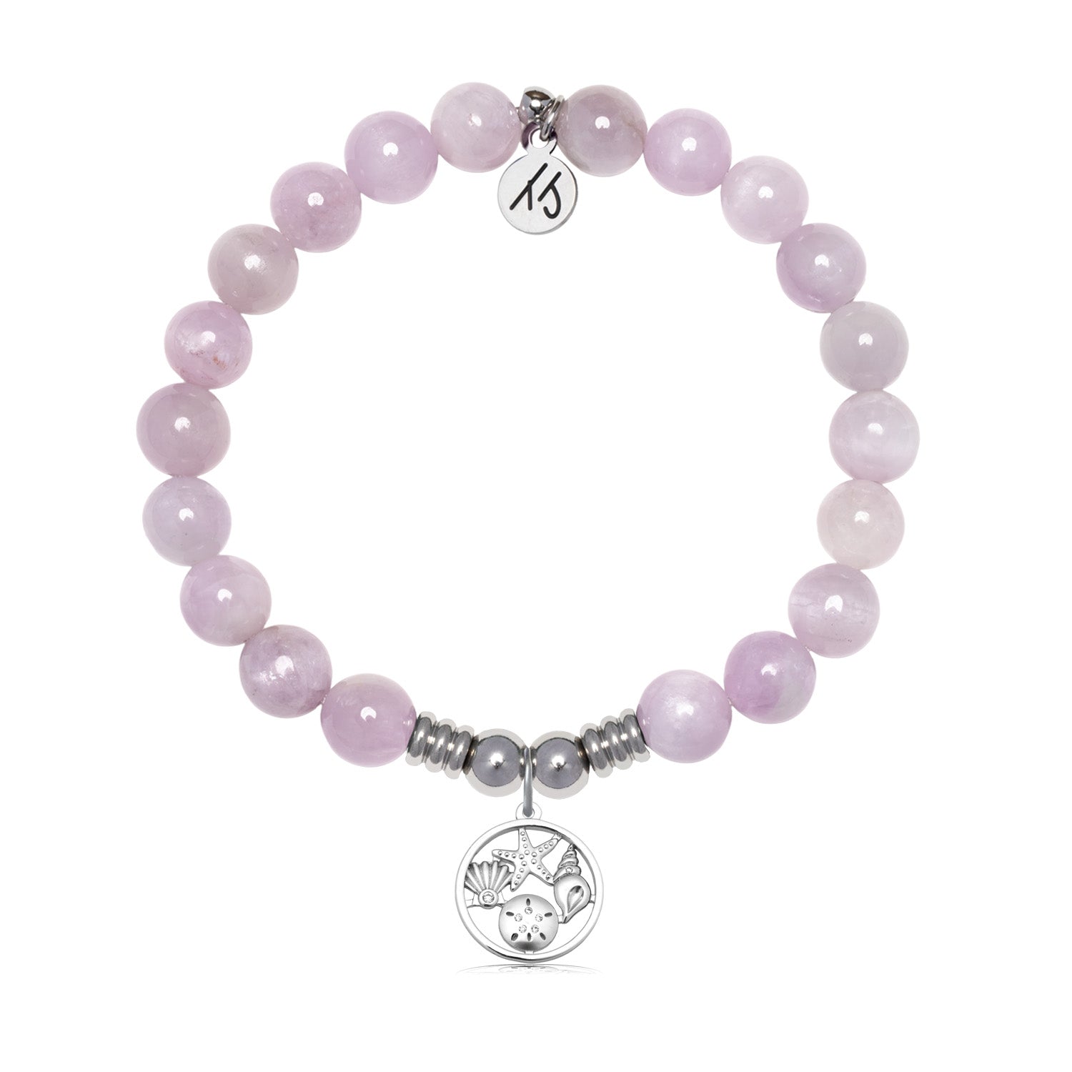 Coastal Memories Charm with Kunzite Gemstone Bracelet