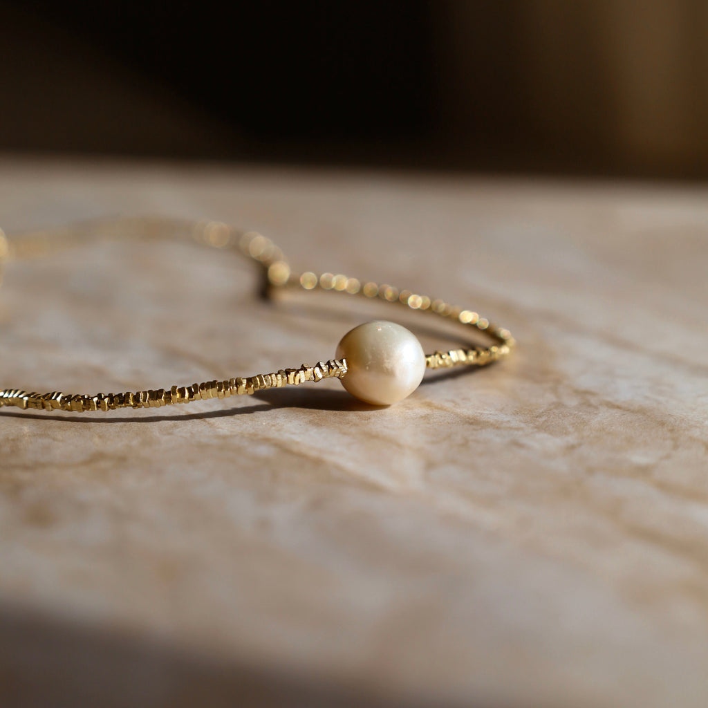 Coin Of The Ocean Gold Charm Necklace