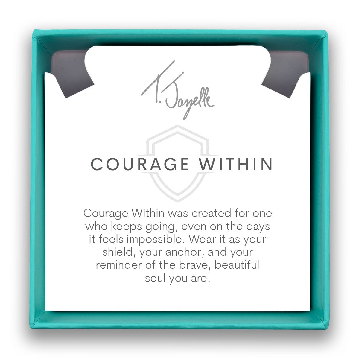 Courage Within Collection- Light Blue White Agate Gemstone Bracelet