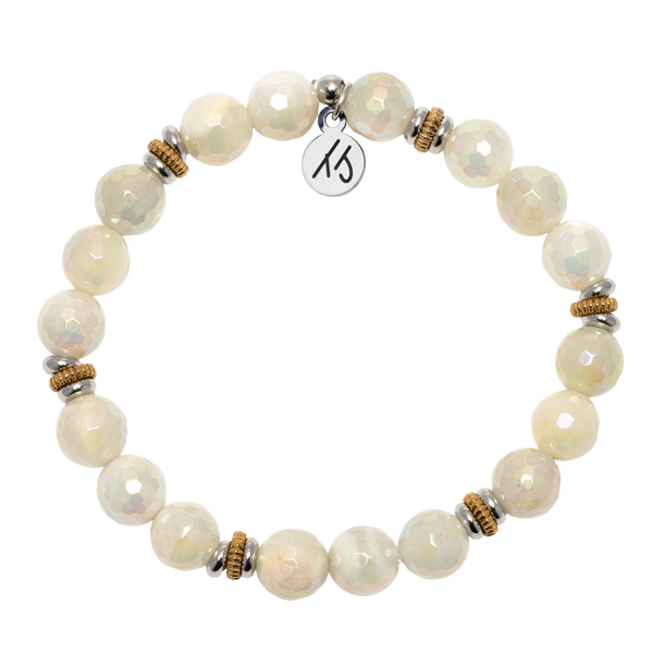 Courage Within Collection- Moonstone Gemstone Bracelet - T. Jazelle