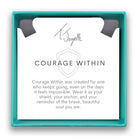 Courage Within Collection- Navy Agate Gemstone Bracelet