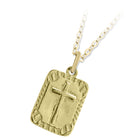 Cross Gold Charm Necklace