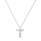 Cross of Grace Sterling Silver Charm Necklace