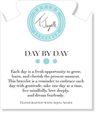 Day by Day Collection- Aqua Agate Gemstone Bracelet