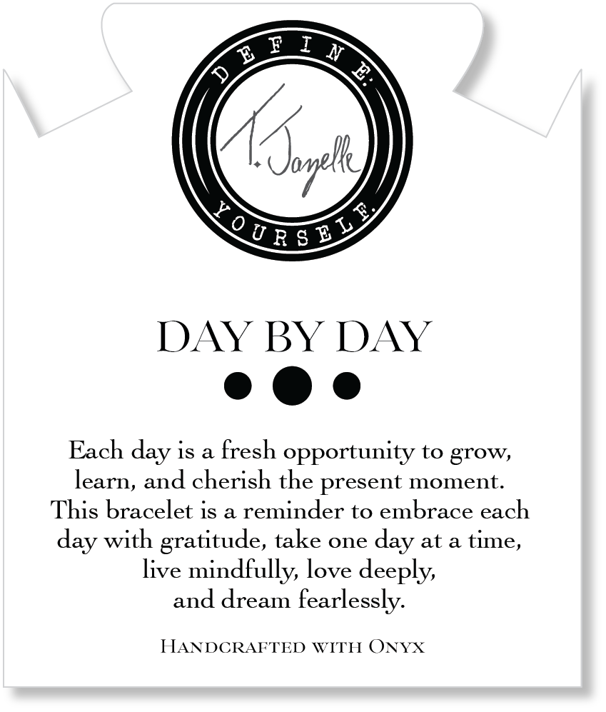 Day by Day Collection- Onyx Gemstone Bracelet