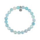 Defining Bracelet- Calming Bracelet with Aqua Agate Gemstones
