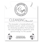Defining Bracelet- Cleansing Bracelet with Rutilated Quartz Gemstones