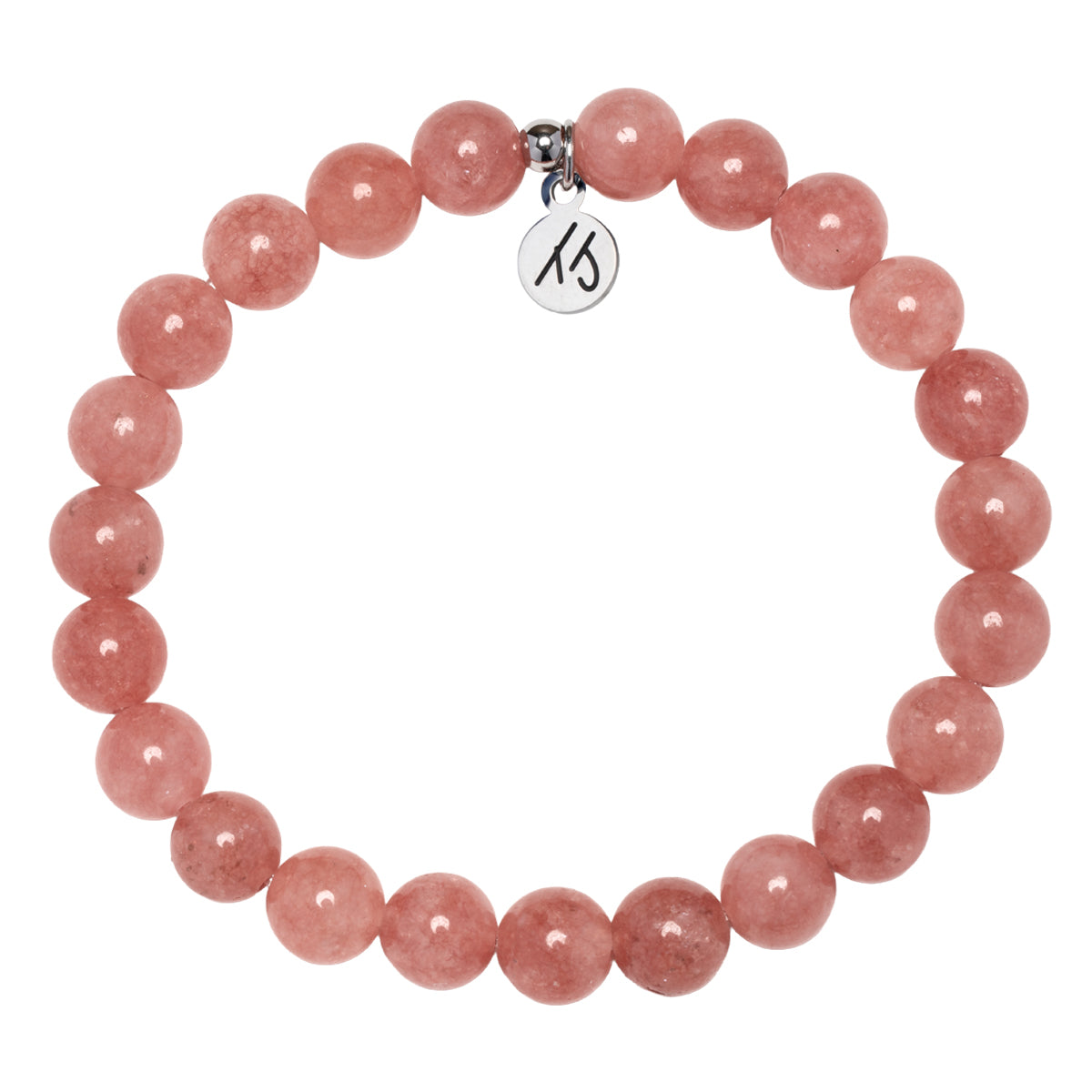 Defining Bracelet- Compassion Bracelet with Strawberry Jade Gemstones