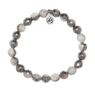 Defining Bracelet- Dreamer Bracelet with Silver Dipped White Moonstone Gemstones