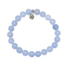 Defining Bracelet- Fortune Bracelet with Sky Blue Jade Gemstones