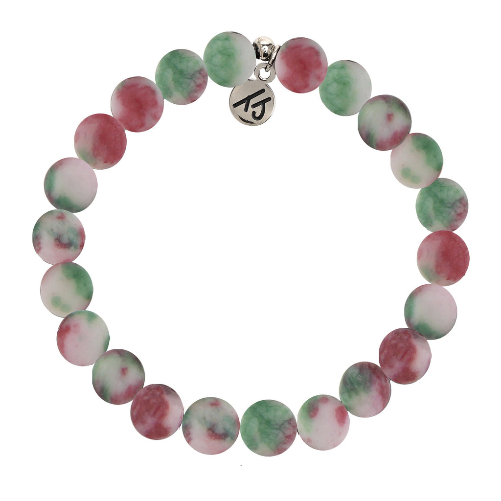 Defining Bracelet- Holiday Bracelet with Holiday Jade Gemstones