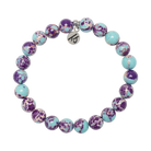 Defining Bracelet- Intuition Bracelet with Purple Blue Jasper Gemstones