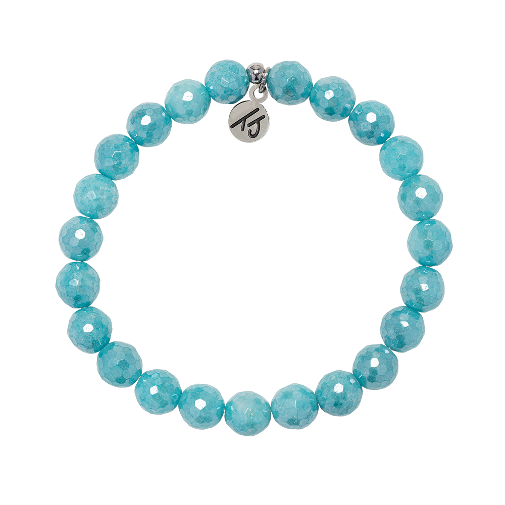 Defining Bracelet- Soothing Bracelet with Blue Amazonite Gemstones