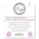 Defining Bracelet- Unconditional Bracelet with Madagascar Quartz Gemstones