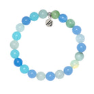 Defining Bracelet- Wellness Bracelet with Multi Blue Jade Gemstones