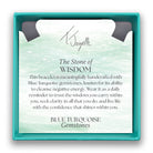 Defining Bracelet- Wisdom Bracelet with Blue Turquoise Gemstones