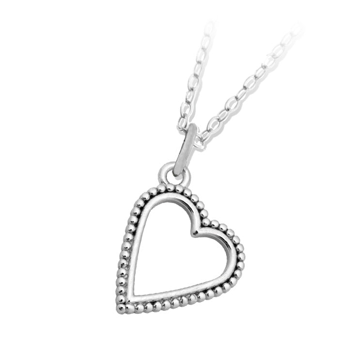 Everlasting Love Sterling Silver Charm Necklace