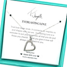 Everlasting Love Sterling Silver Charm Necklace