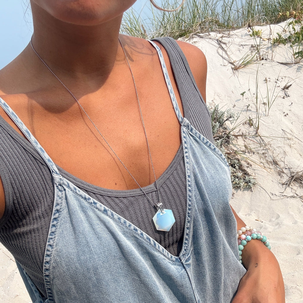 Exclusive Cleo Opal Gemstone Necklace