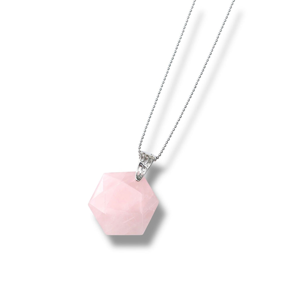 Exclusive Cleo Rose Quartz Gemstone Necklace