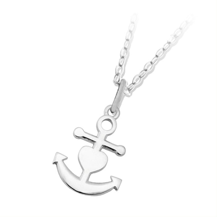 Faith. Hope. Love Sterling Silver Charm Necklace