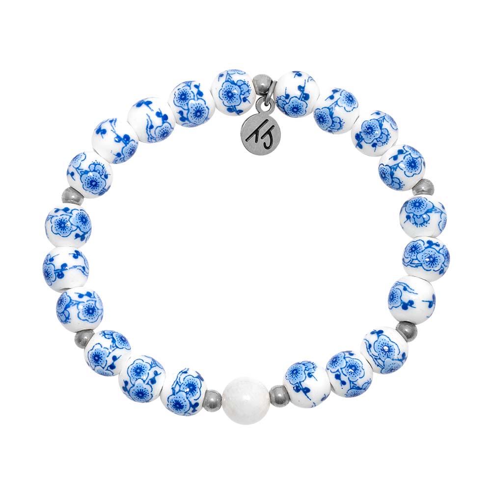 Amazon.com: Ochoos Blue and White Porcelain Beads Bracelet OL Style  Ceramics Accessories Made in China Creative Gifts Factory Price - (Metal  Color: Sun Flower) : Everything Else