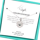 Follow Your Heart Sterling Silver Charm Necklace