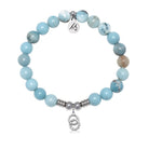 Forever Connected with Larimar Jasper Gemstone Bracelet