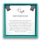 Friendship Heart Charm with Yellow White Jade Gemstone Bracelet