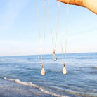 Gemstone Collection: Rose Quartz Stone Charm Necklace