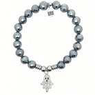 Ghost Charm with Terahertz Gemstone Bracelet Faire