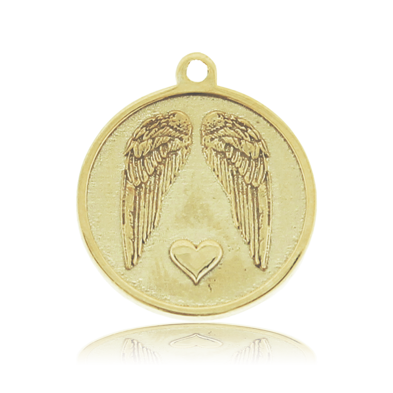 Gold Charm Collection - Peruvian Turquoise Gemstone Bracelet with Guardian Gold Charm