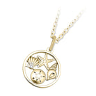 Gold Coastal Memories Charm Necklace
