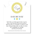 Gold Day by Day Collection- Blue Gold Agate Gemstone Bracelet