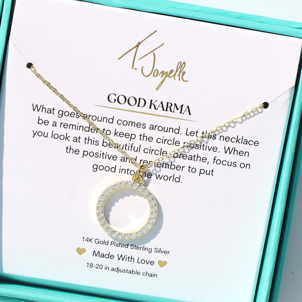 Good Karma Gold Charm Necklace