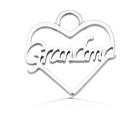 Grandma Charm with Blue Turquoise Gemstone Bracelet