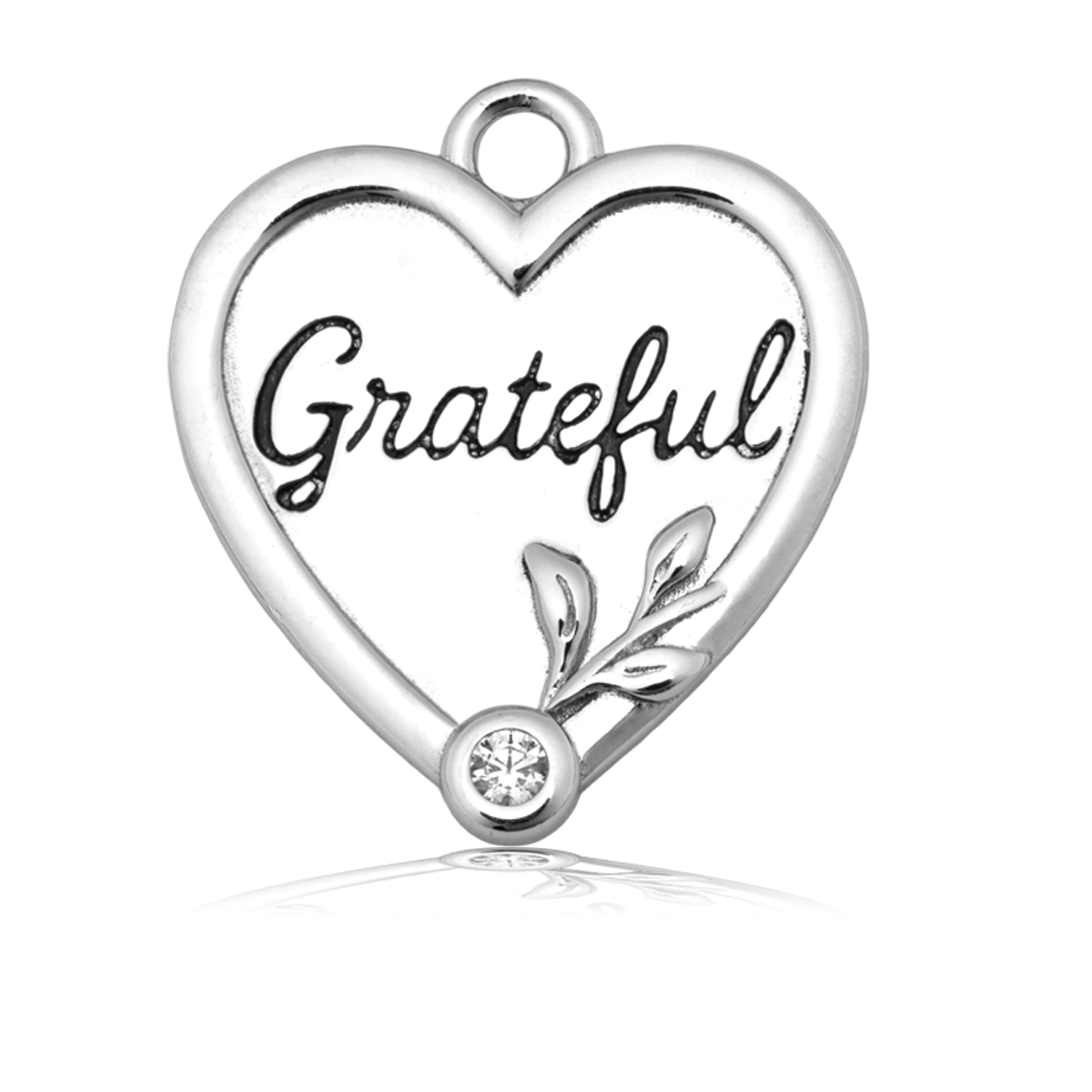 Grateful Charm with Moonstone Gemstone Bracelet