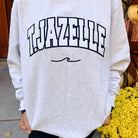 Grey T. JAZELLE Reverse Weave Crewneck