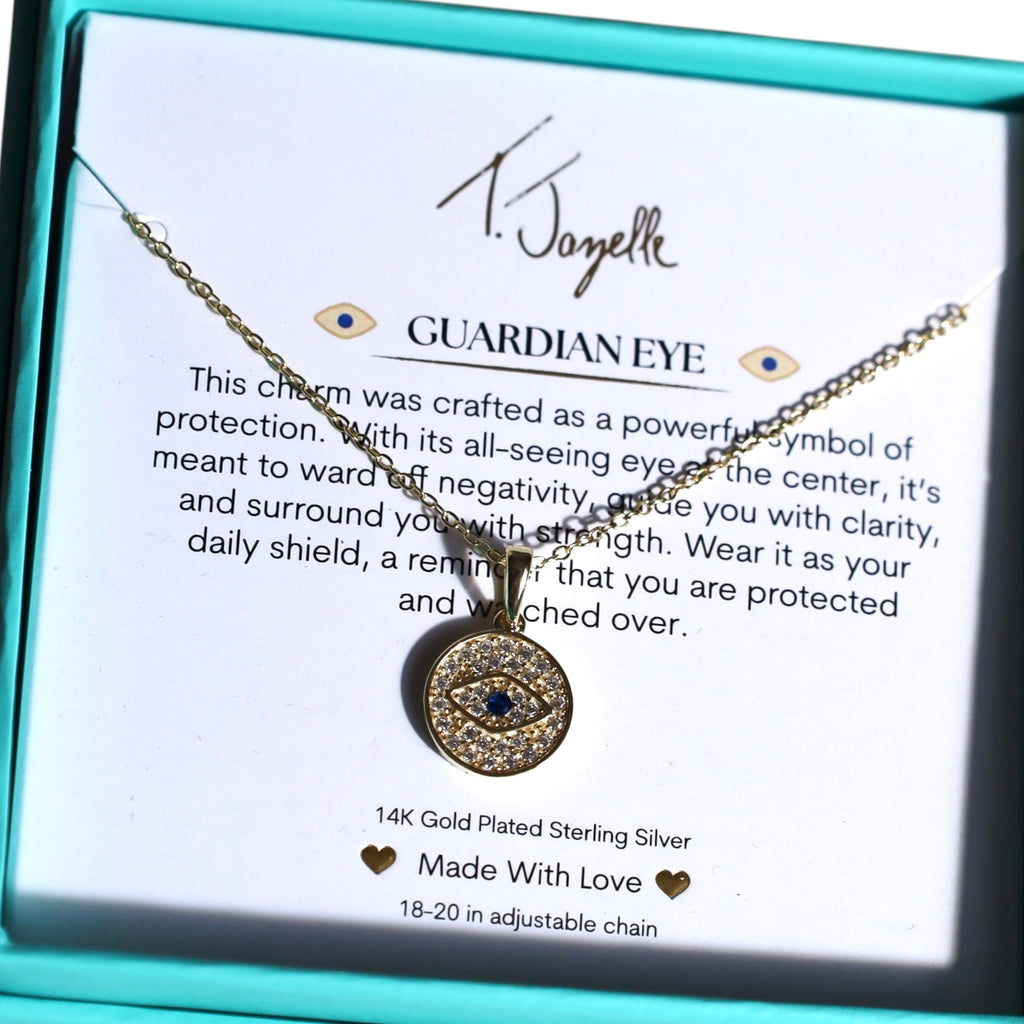 Guardian Eye Gold Charm Necklace
