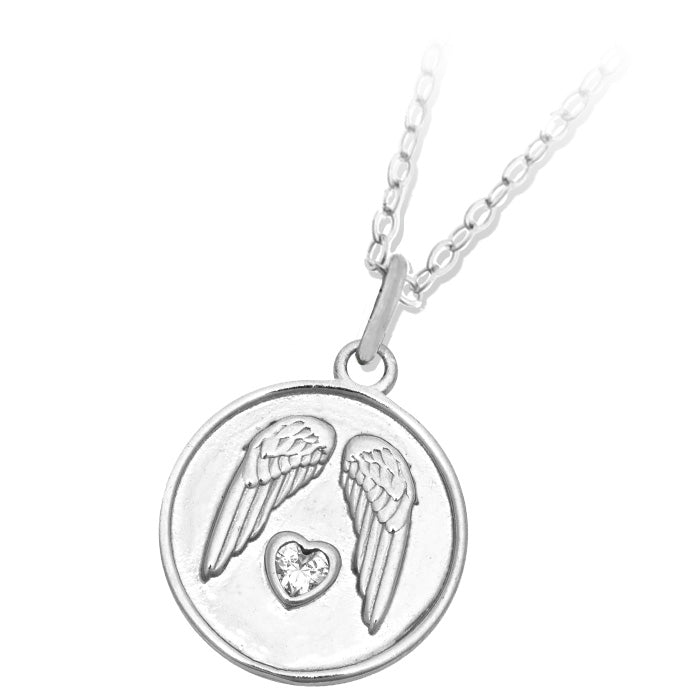 Guardian Sterling Silver Charm Necklace