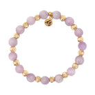 Harmony Collection- Gold with Kunzite Gemstone Bracelet