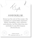 Kunzite Gemstone Bracelet with Sand Dollar Sterling Silver Charm
